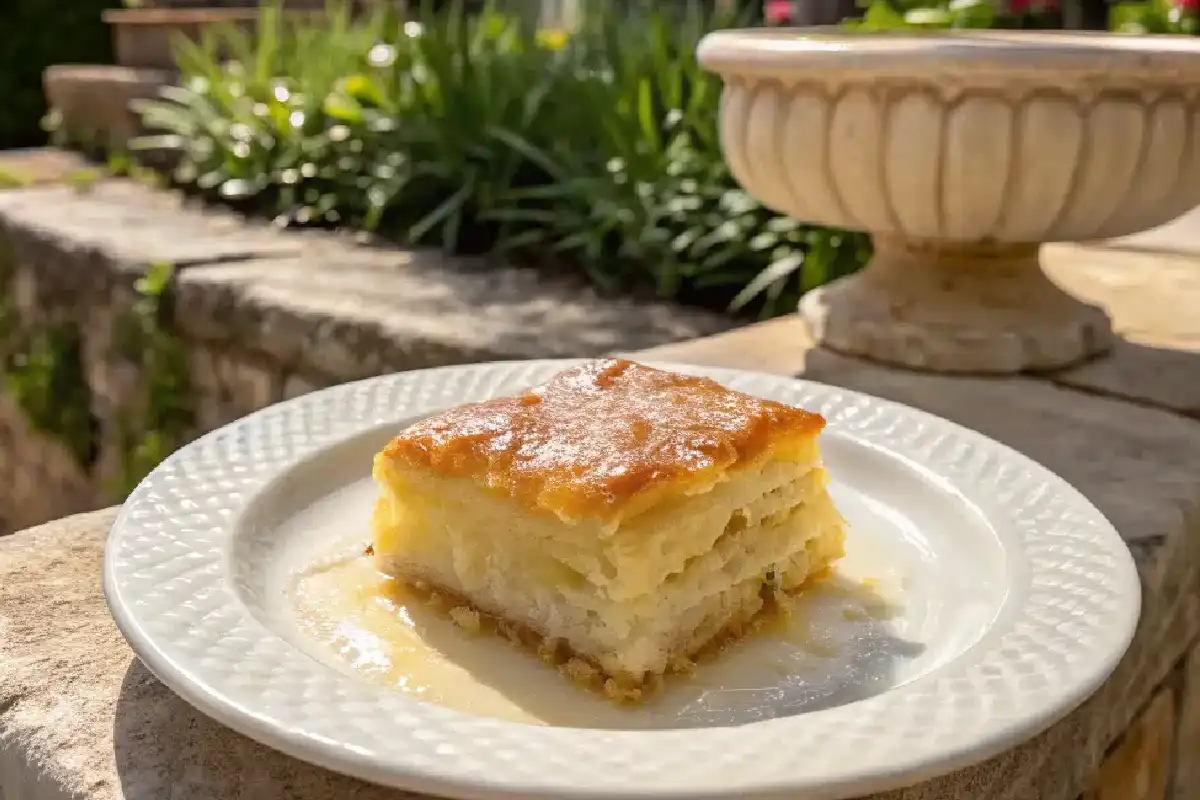 Traditional Greek Dessert Recipes: The Classics You Need to Master 2 a-rectangular-slice-of-karithopita--traditional-gr