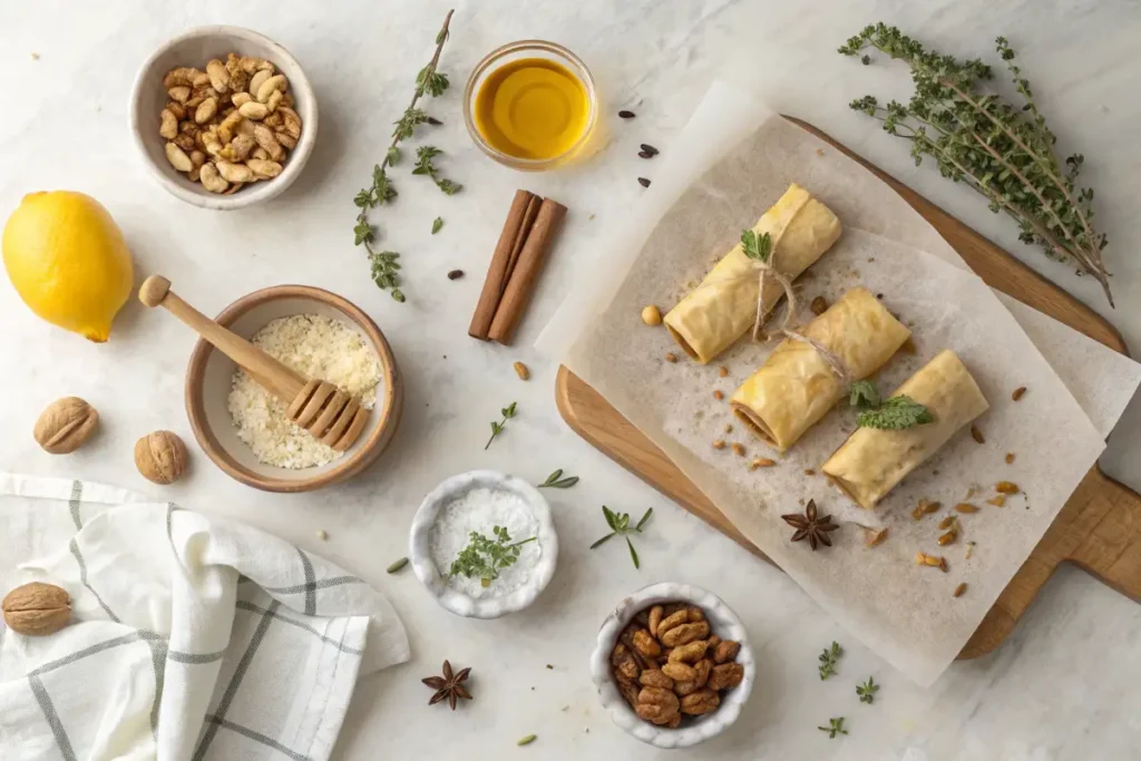 The Ultimate Guide to Greek Desserts: Recipes, Traditions, and Modern Twists 2 greek dessert key ingredients 1