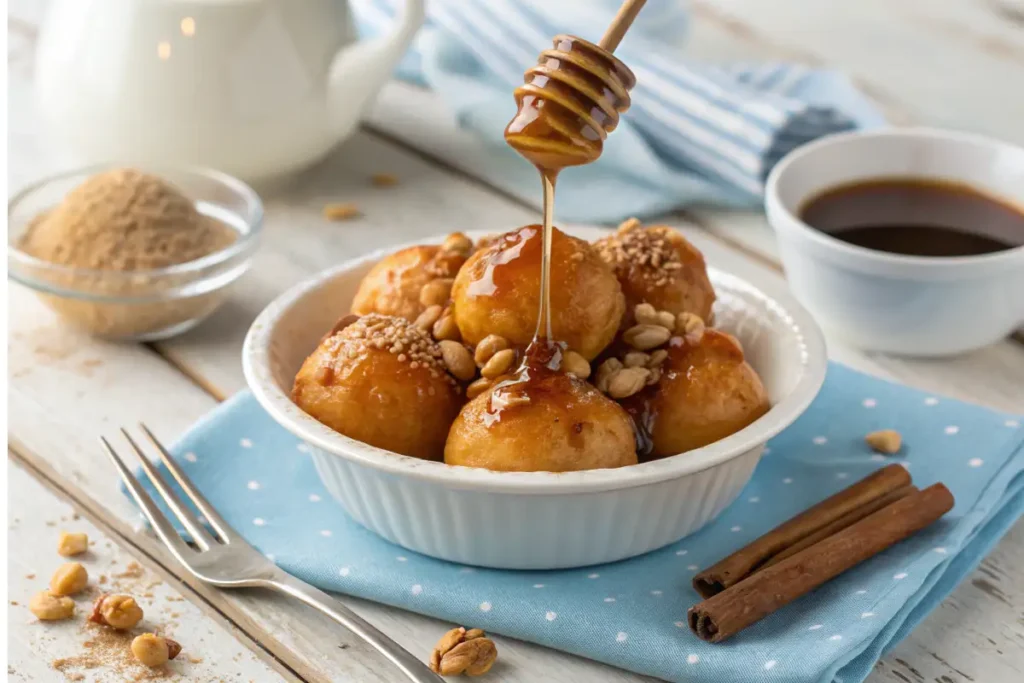 The Ultimate Guide to Greek Desserts: Recipes, Traditions, and Modern Twists 4 greek loukoumades honey donuts