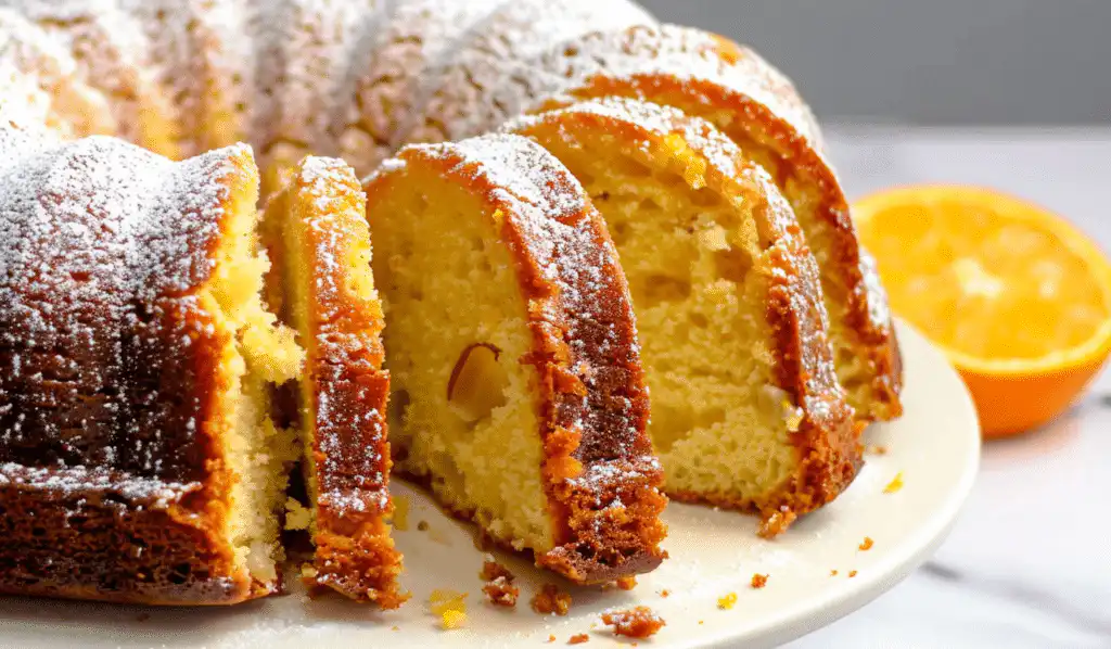 Vegan Greek Orange Cake Portokalopita