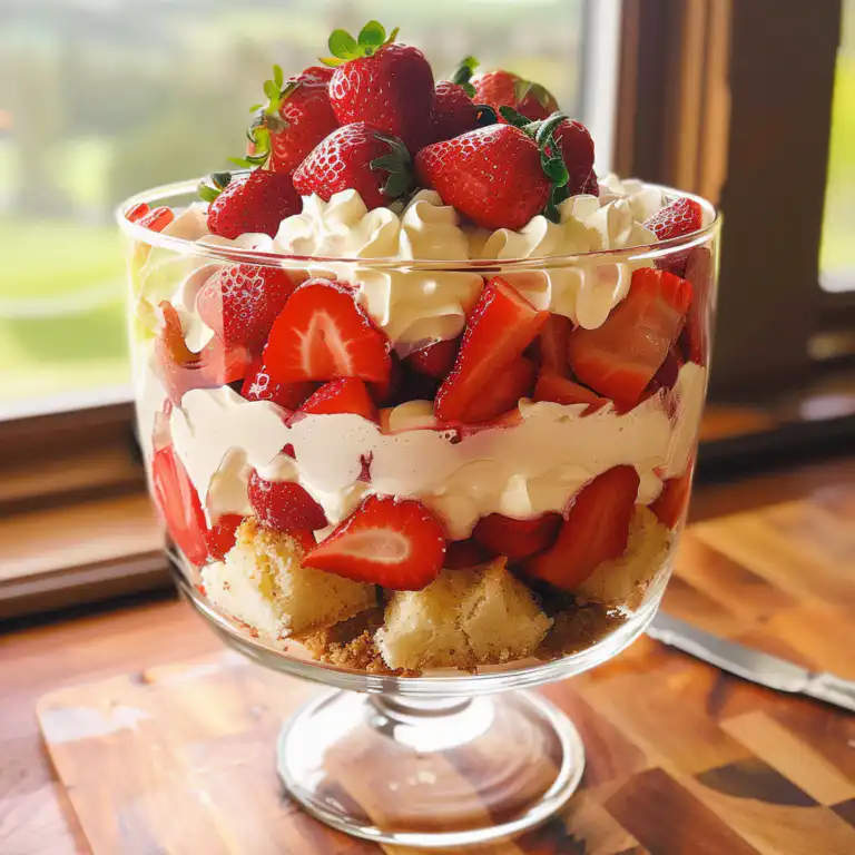 Strawberry Shortcake Trifle Recipe Delight