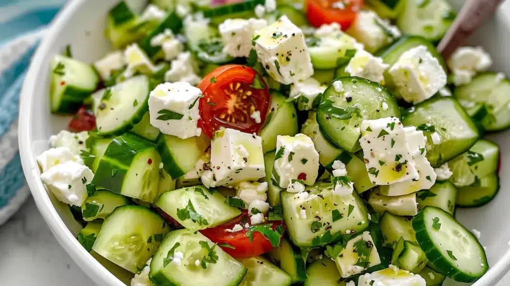 Cucumber Feta Salad: A Refreshing Delight
