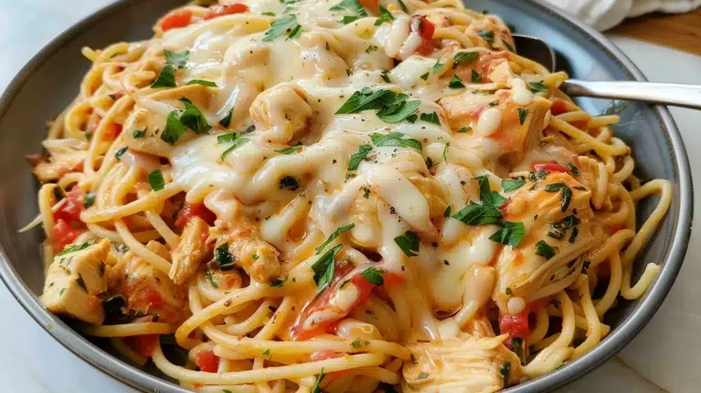 Delicious Chicken Spaghetti Recipe: Creamy and Flavorful