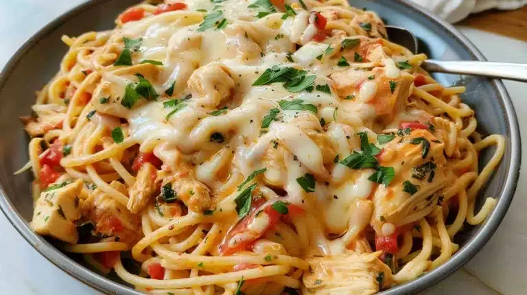 Delicious Chicken Spaghetti Recipe: Creamy and Flavorful