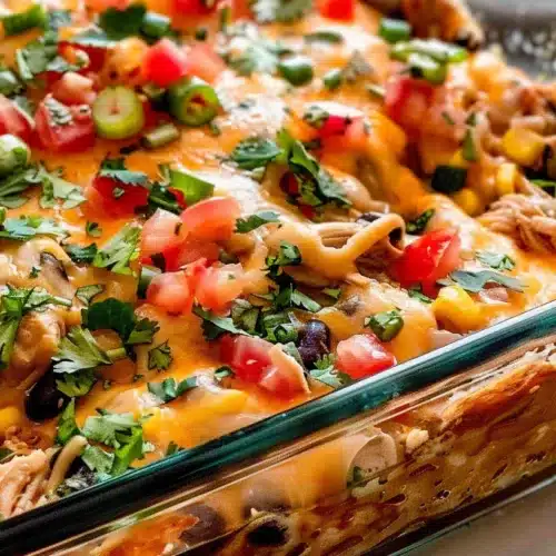 Delicious Chicken Burrito Casserole 2 Delicious Chicken Burrito Casserole