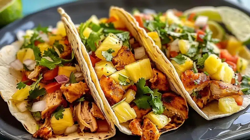 Fresh and Flavorful Pineapple Chicken Tacos
