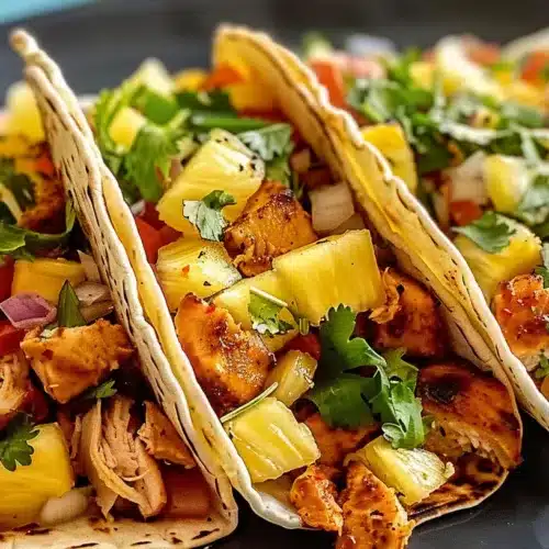 Fresh and Flavorful Pineapple Chicken Tacos
