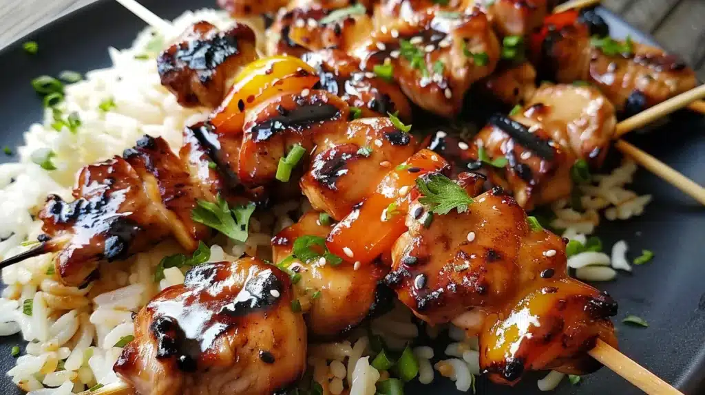 Delicious Teriyaki Chicken Skewers Recipe